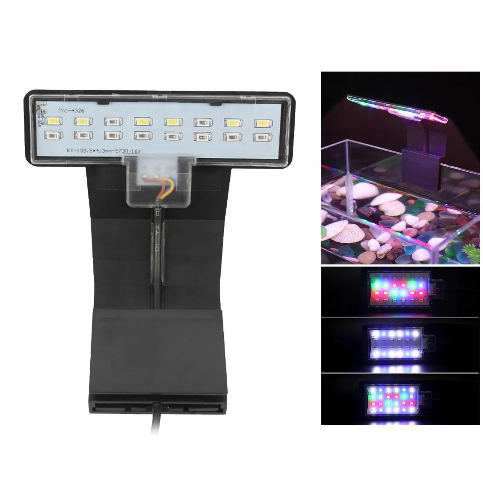 Clip on LED Aquariums Light Co - đánh giá và giá Aquarium Marine Color