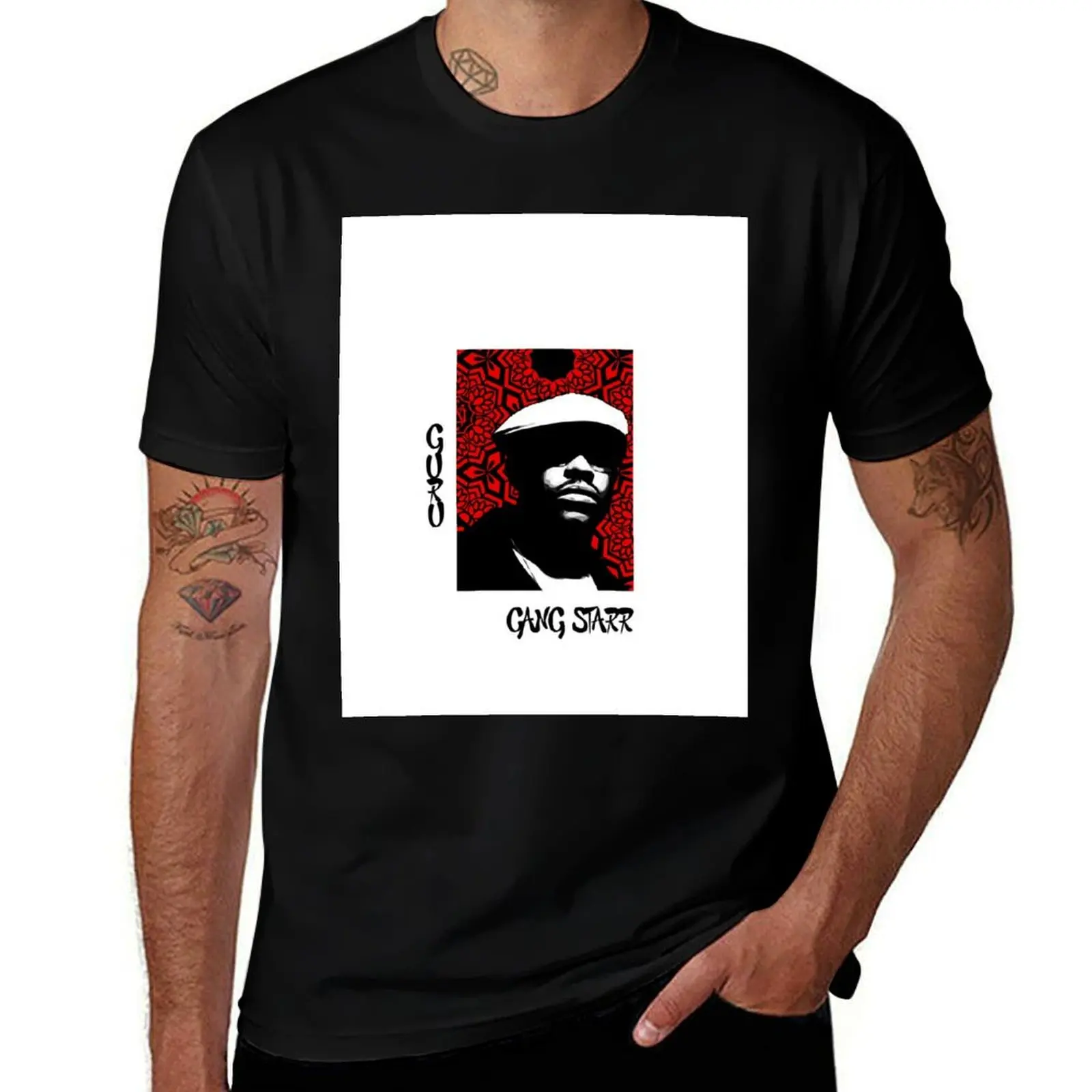 Gang Starr - Guru T-Shirt t shirts for man cotton T-Shirt
