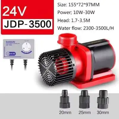Sunsun-インバーター付き水中ポンプ,24V DC,JDP-3500 6000 10000 18000