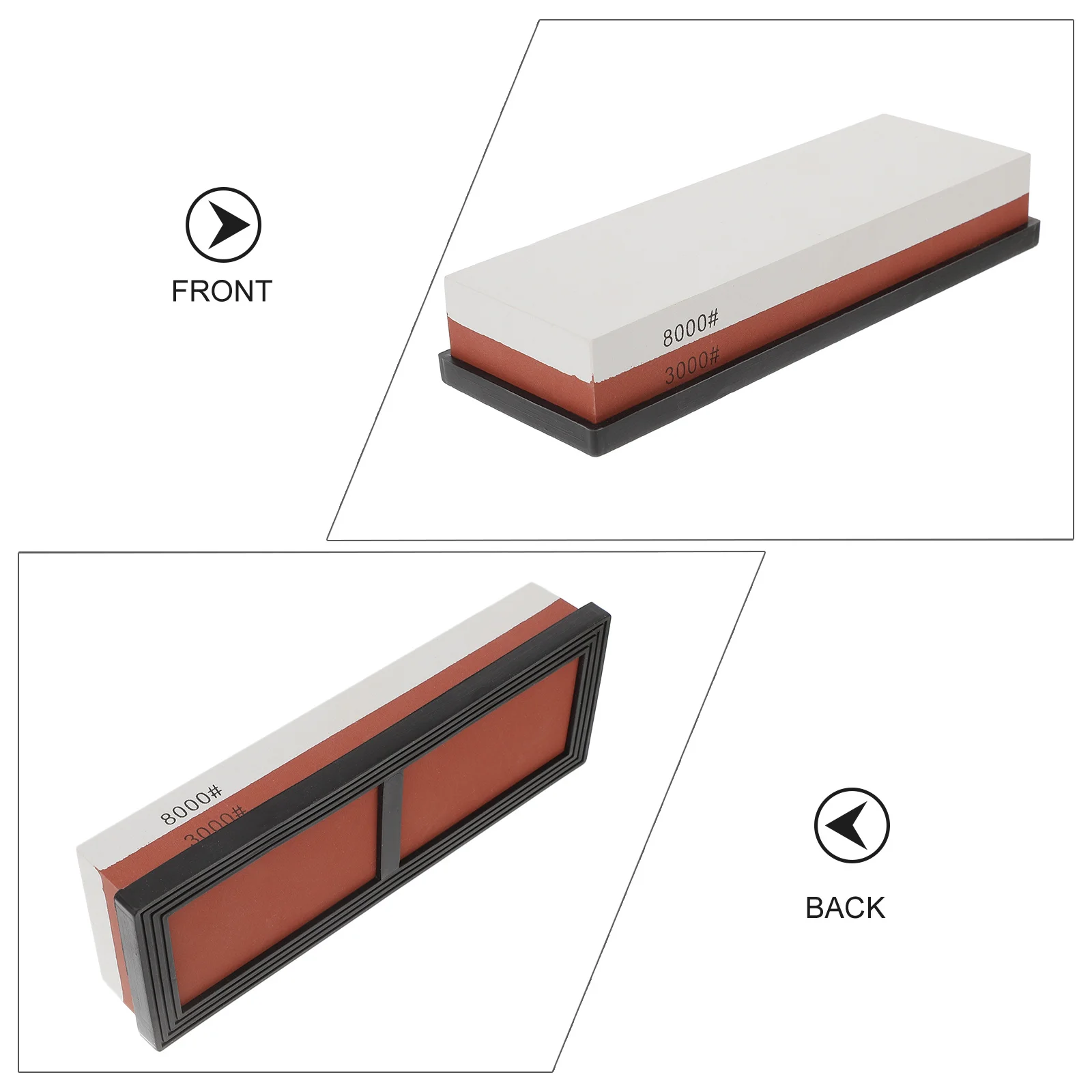

Premium Whetstone Sharpener 3000/8000 Grit Polishing Tool For Knives Scissors Sharpening Stone Wet Grinding Kit Kitchen
