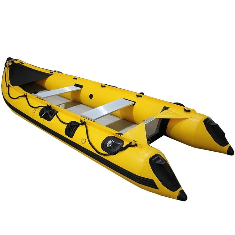 Factory Best Selling Pvc Inflatable Pedal Kayak13ft  Fishing Kayak Canoe Kayak With Rod