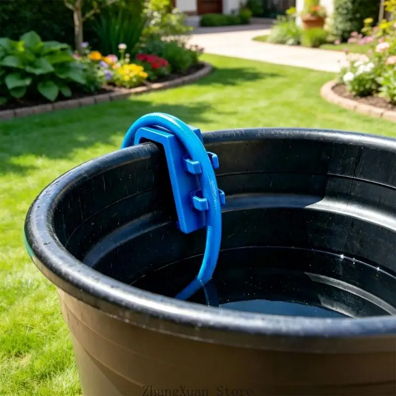 Bucket Hose Holder with and Round Edges Clip On Hose Support for Wash Use 3XUF