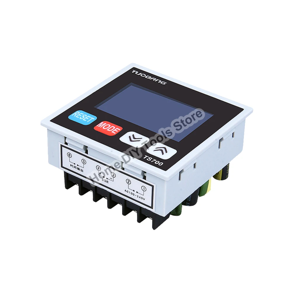 Pengontrol suhu Digital 3 dalam 1, Regulator suhu pemanas/pendingin, termostat penghitung waktu AC100 ~ 240V