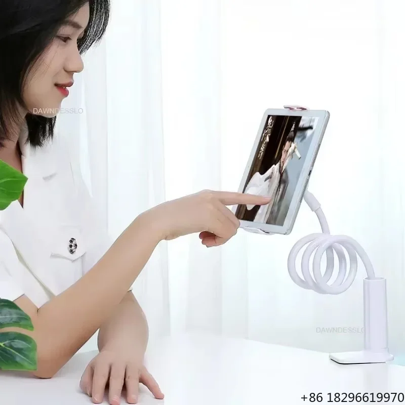128cm Phone Holder Stand Lazy Bracket Headrest Bed 360 Flexible Long Arms Clamp Mount forand 3.5~6.7" Device