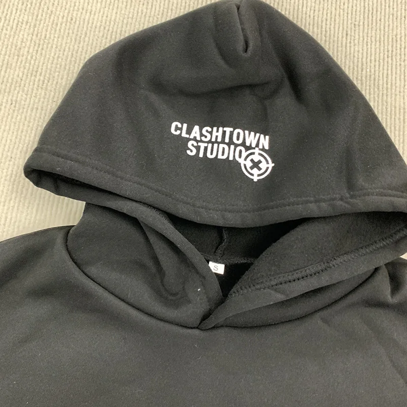 Y2K Vintage Gothic Aesthetics Hooded Sweatshirt Casual Number 3 Face Printing Autumn Winter Commuter Fashion Street Women Hoodie