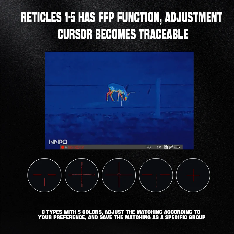 TRS-325LRF 384X288 دقة عالية مقاومة الصدمات نطاق التصوير الحراري في الهواء الطلق الصيد أحادي العين #3