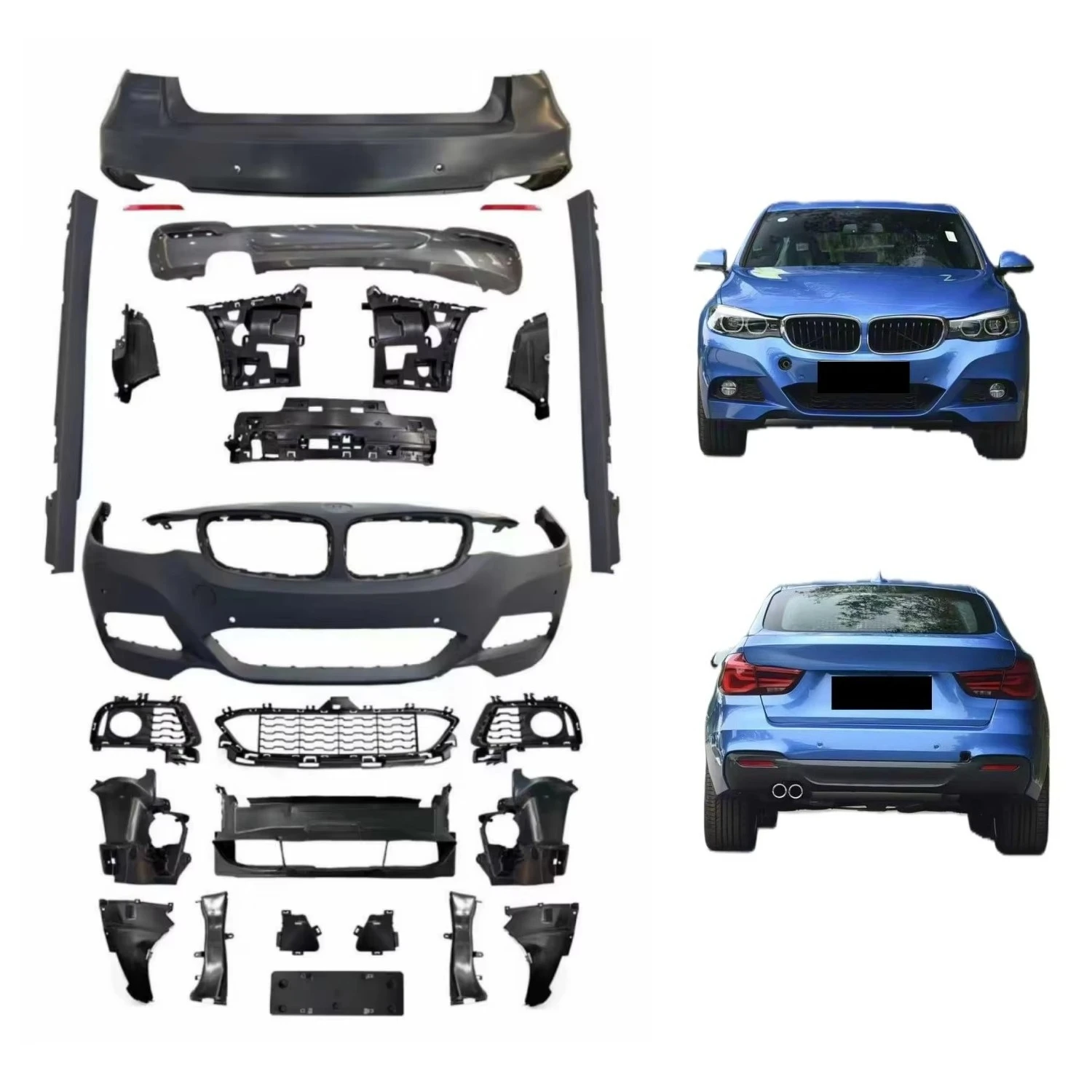 

STLF High Quality Full M-Tech Sport Body Kit for BMWs 3 Series GT F34 2012-2020 Complete Front Rear Bumper Fender Side Skirts