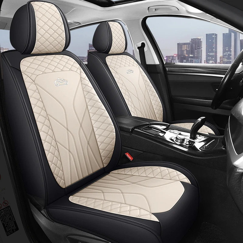 2024 Car seat cover Summer leather breathable four seasons universal full enveloping special cushion simple atmosphere