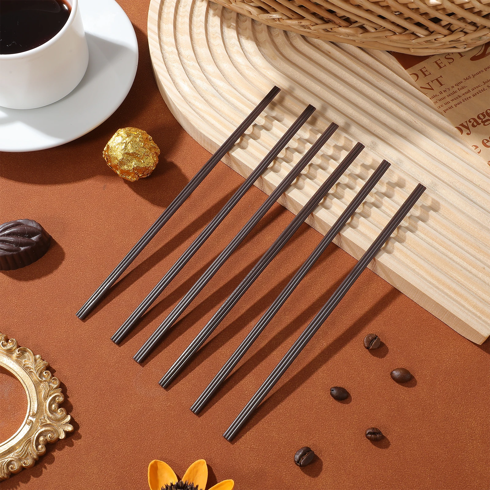 

500pcs Three-Hole Hot Drink Straws 18Cm Straight Pp Plastic Drinking Stirs Hygienic Individual Packaging For Coffee Cocktail