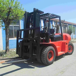 7 Tons Diesel Forklift Big Power Fork Transport Equipment Higher Cost Performance Machine