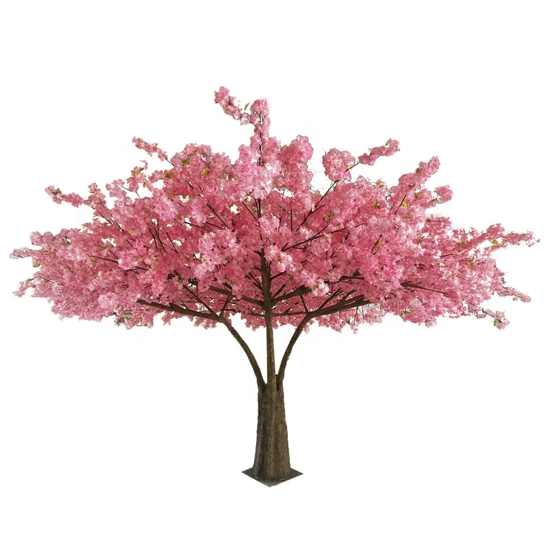 custom.Song tao New products large flower tree 3.high and 6m  artificial cherry blossom tree for Songtao