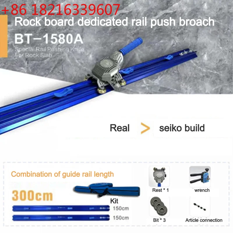 YAO 3.0 M Portable Vitreous Brick Track Push broach Ceramic Manual Tile Cutter Aluminum Alloy Vacuum Slab Slate Stone Cutting To