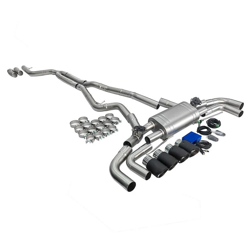 

T304 Stainless Steel Exhaust System for BMW G42 M240i Mirror Polished Surface CNC Bent Mandrel Turbo Back Performance 1 Piece