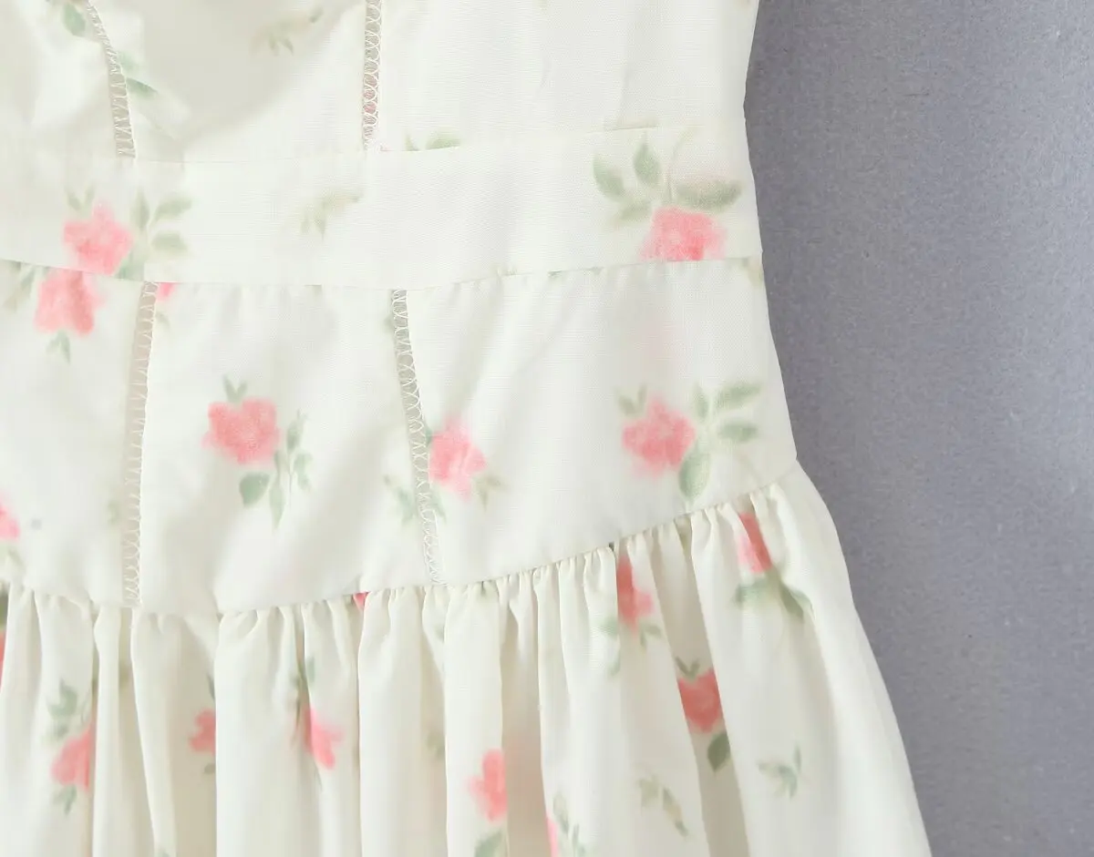 Jenny & Dave-vestido de verano para mujer, vestido francés Retro con tirantes y estampado Floral, ropa de mujer, Vestidos de fiesta ajustados