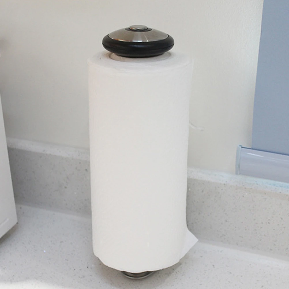 

Stainless Steel Wall Mount Toilet Holder Roll Paper Rack Bathroom Storage Organizer No Drilling Kitchen Paper Towel Holder