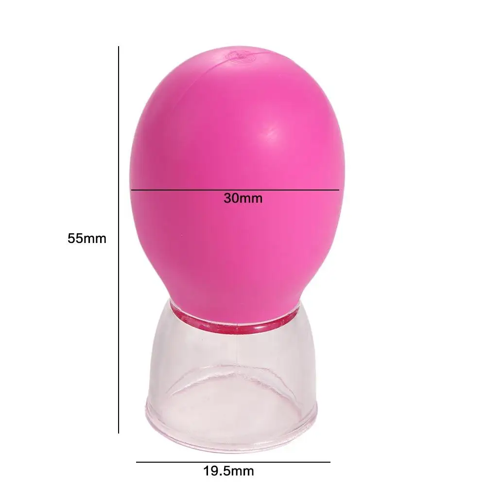 Face Rubber Facial Massage Cup Cupping Cup Skin Lifting Skin Scraping Massage Jar PVC Random Color Face Massager Body