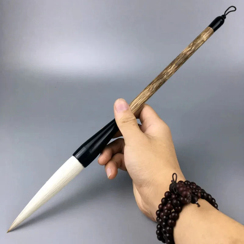 Large Calligraphy Brush Hard Long Bear Hair Brush Pen Running Cursive Couplets Writing Chinese Painting Cursive Calligraphy Pen