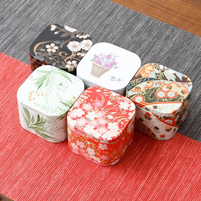 Creative Tinplate Candy Storage Box, Square, Personalized Small Object, Sorting Box, Suitable for Coffee, Candy, Tea, Etc