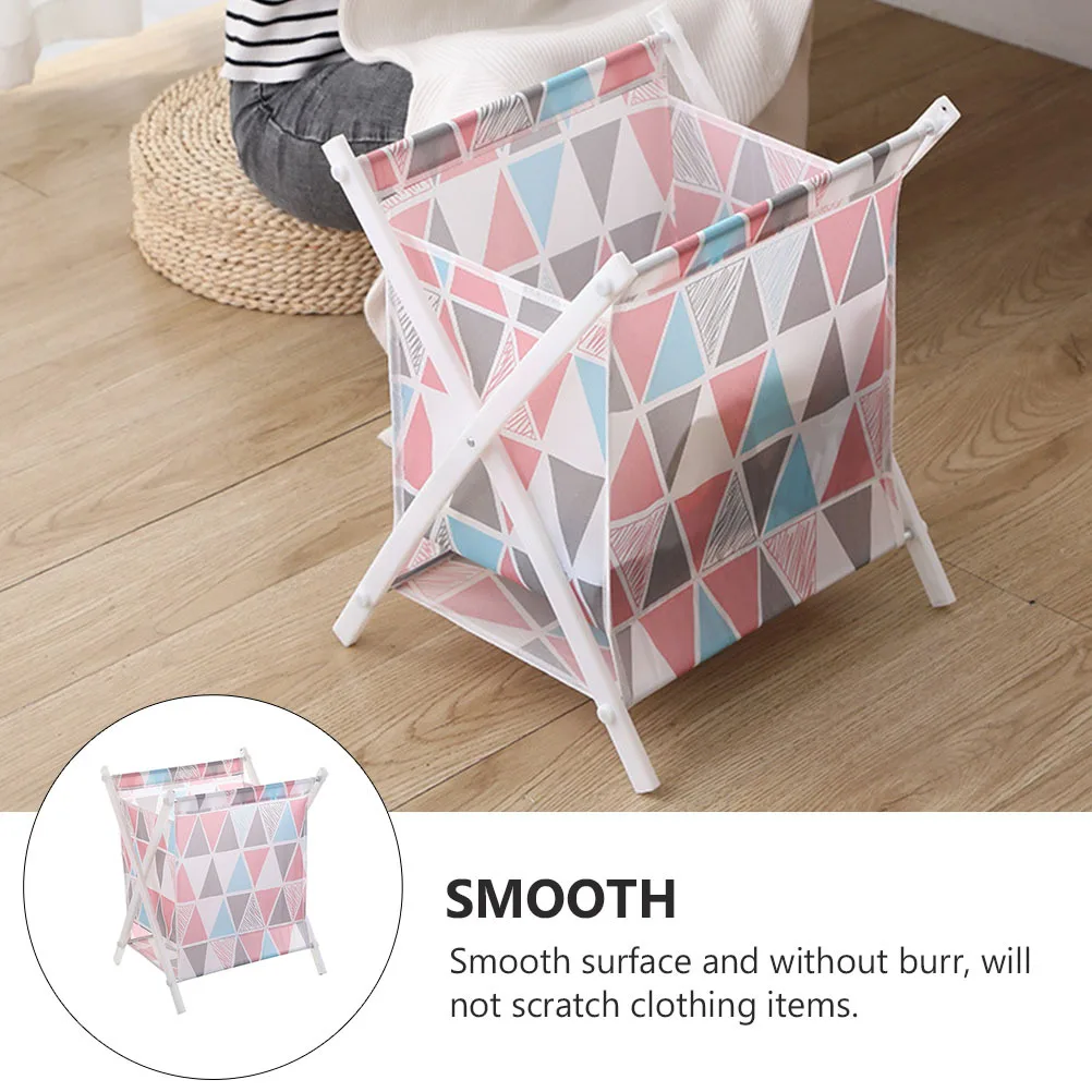 

1pc Large Capacity Folding Laundry Basket For Home Clothes Storage Organizer Environmental Protection Material Smooth No