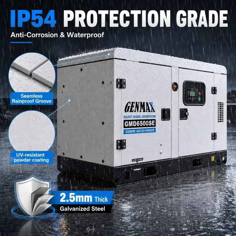 Customized EPA 50Kw 60Kw Auto Start Open Silent Type Single Phase Cummins Weichai Ricardo Stamford Diesel Generator With ATS