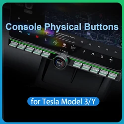 Manopola del pulsante di controllo fisico per i pulsanti multifunzione dello schermo centrale Tesla Model 3 Y con Display LCD rotante 2024 Highland