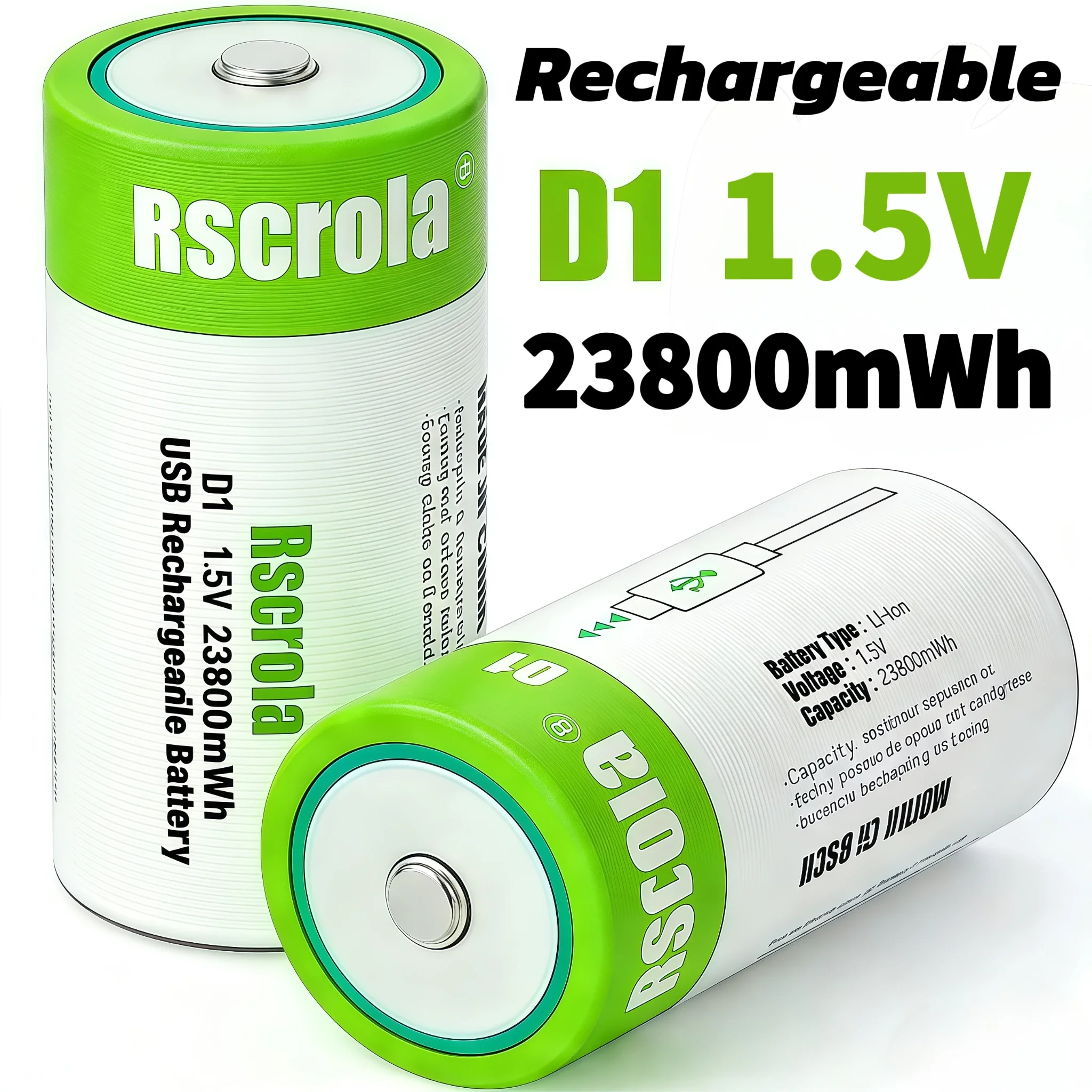 D Size 1.5V LR20 Re…