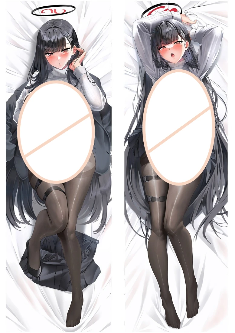 

Синий архив Tsukatsuki Rio Dakimakura Waifu 2WAY наволочка аниме Декор наволочка