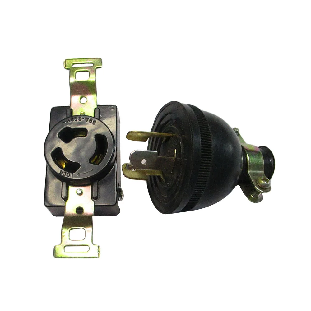 

Gasoline generator diesel engine panel parts 3 / 5 / 6.5/8kw220 V three pin single phase copper three hole plug and socket