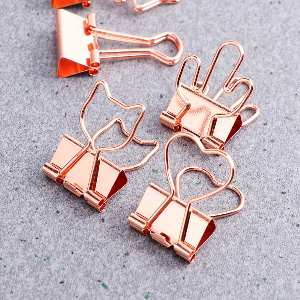 

20Pcs Metal Office Binder Clips Strong Hold Paper Clamps Professional File Organizers for Paper Binder Clips