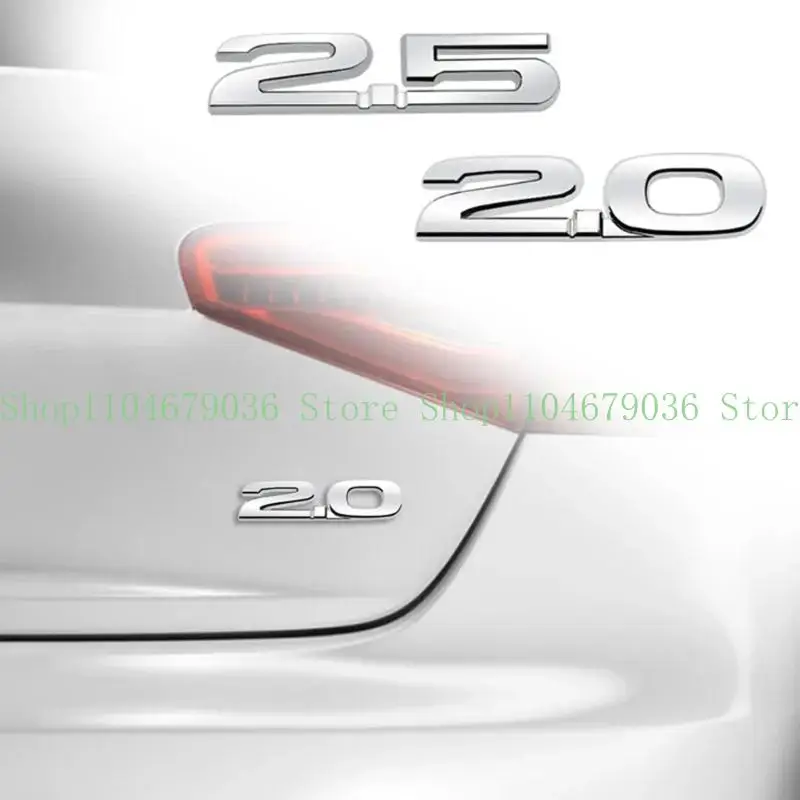 

652F автомобильные аксессуары, крылья, эмблема, значок на задний багажник, наклейка 2,0 2,5 в форме эмблемы автомобиля, наклейка