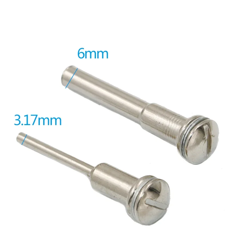 3 pz 3.17mm 6mm acciaio mandrino di alta qualità Dremel vite mandrino gambo disco da taglio Dremel mandrino per utensile rotante Dremel