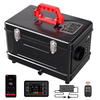 KROAK 8KW Parking Heater Toolbox Compact 1 SE 12V 24V DC & 220-240V AC Portable Diesel Auxiliary Heater with bluetooth & Adapter