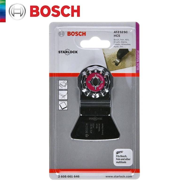 Bosch Starlock grattoir professionnel lames de scie oscillantes ATZ 52 SC résidus durcis lame de scie multi-outils pour GOP12V-28 GOP185-Li