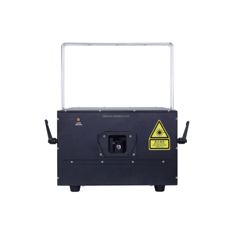 

TIITEE New CLUBMAX 15 IP Waterproof IP65 15W RGB 30-40 KPPS Laser ILDA Animation Laser 30-40 Kpps Laser Light for Show Tour