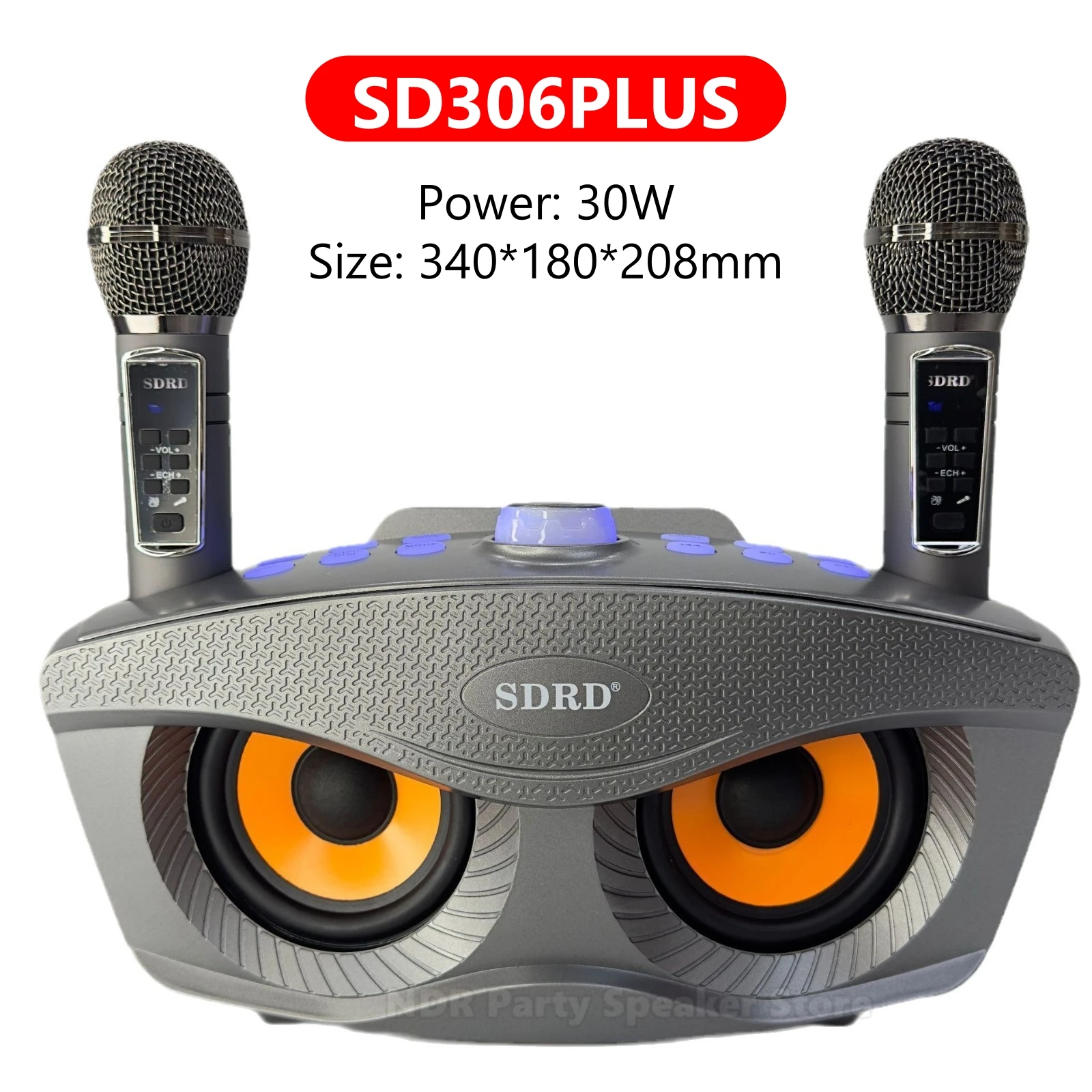SDRD カラオケセット　シルバー Amazon.co.jp: カラオケマイク 【2024最新タッチ式・一台5役・マイク2