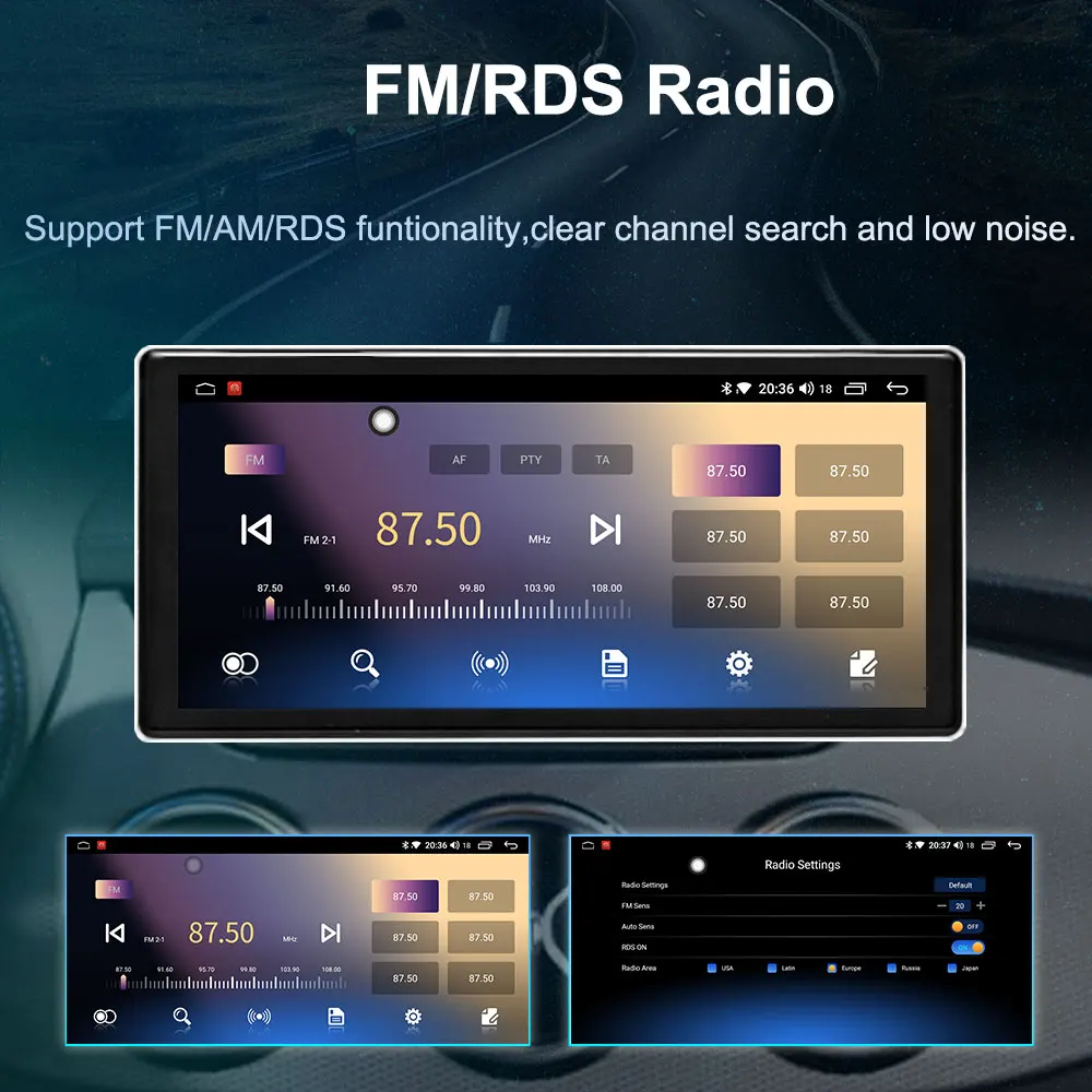 KNOWRO 10.33 Inch  Android 11 Wireless CarPlay Car Player Radio For Mercedes Benz B Class  W246 2012-2018 GPS Navigation Stereo