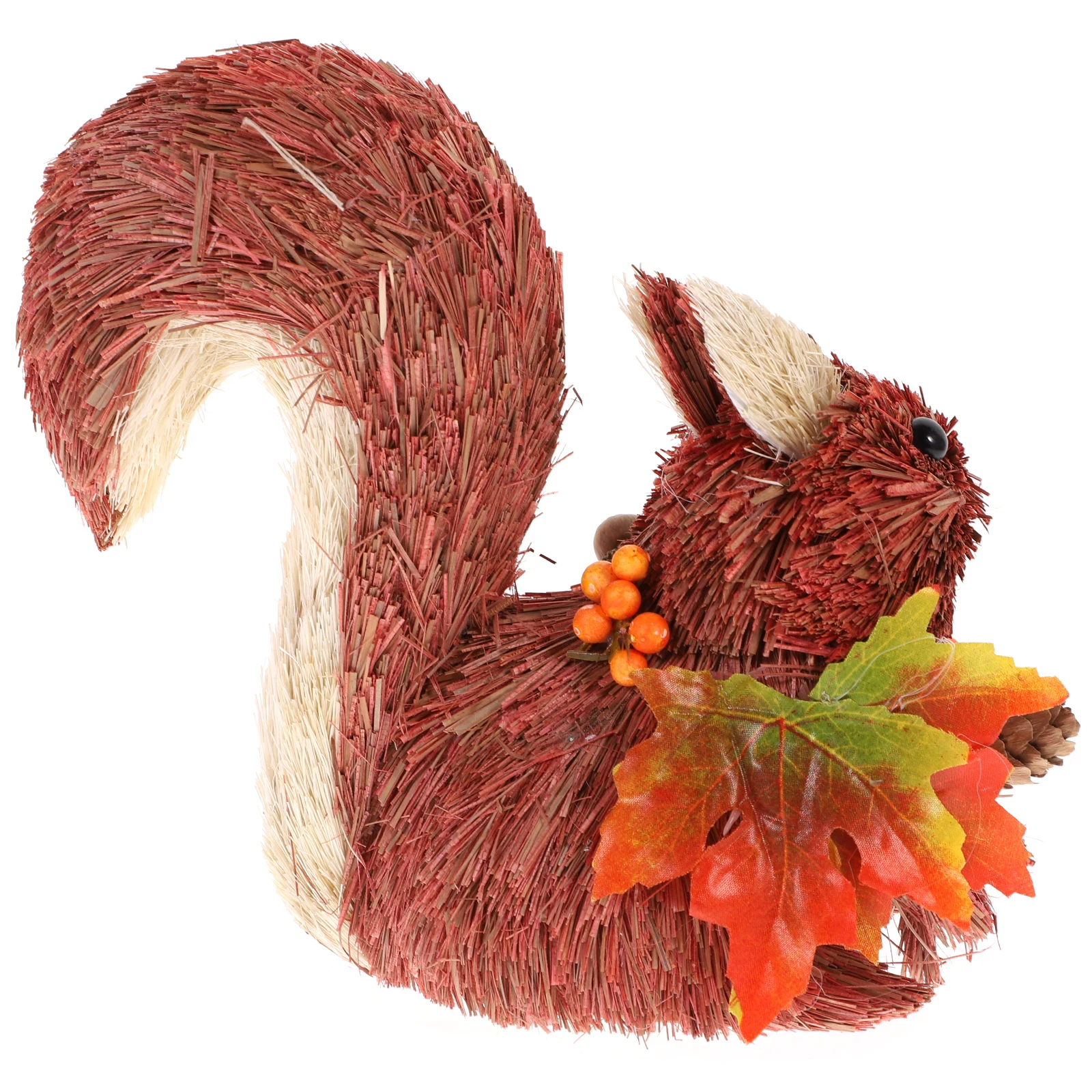 

Lovely Mini Squirrel Figurines Wooden Resin Ornament Desktop Garden Decoration Landscape Statue Xmas Gift For Family Friends