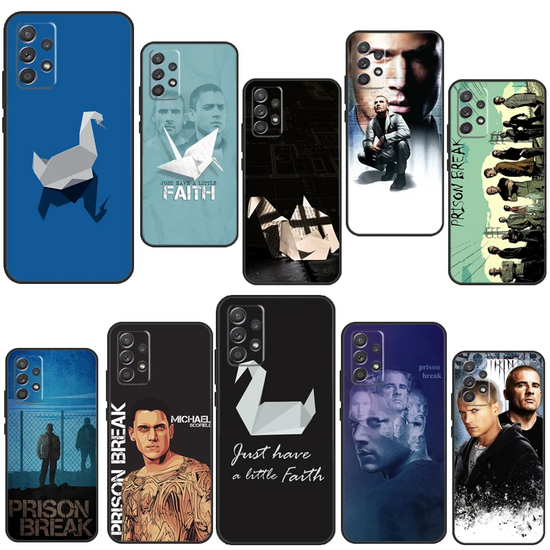 Prison Break Case For Samsung A54 A34 A14 A13 A23 A33 A53 A73 A51 A71 A72 A12 A22 A32 A42 A52 Back Cover