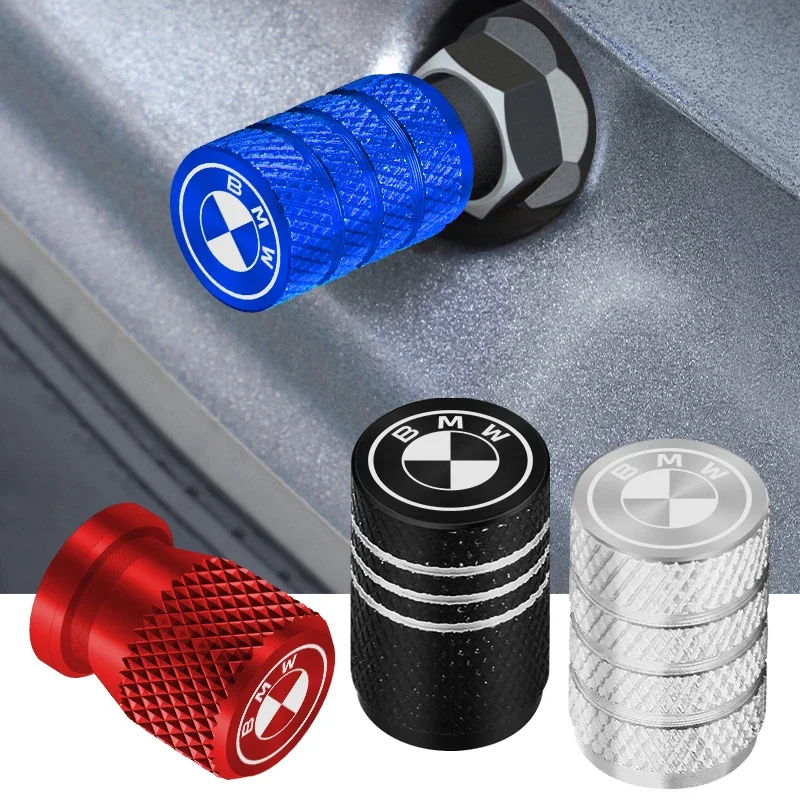 Car Wheel Tire Valve Caps Aluminum Tyre tire Valve Air Port Cover Car Accessories For BMW Performance M Power E90 E91 E92 X3 X5