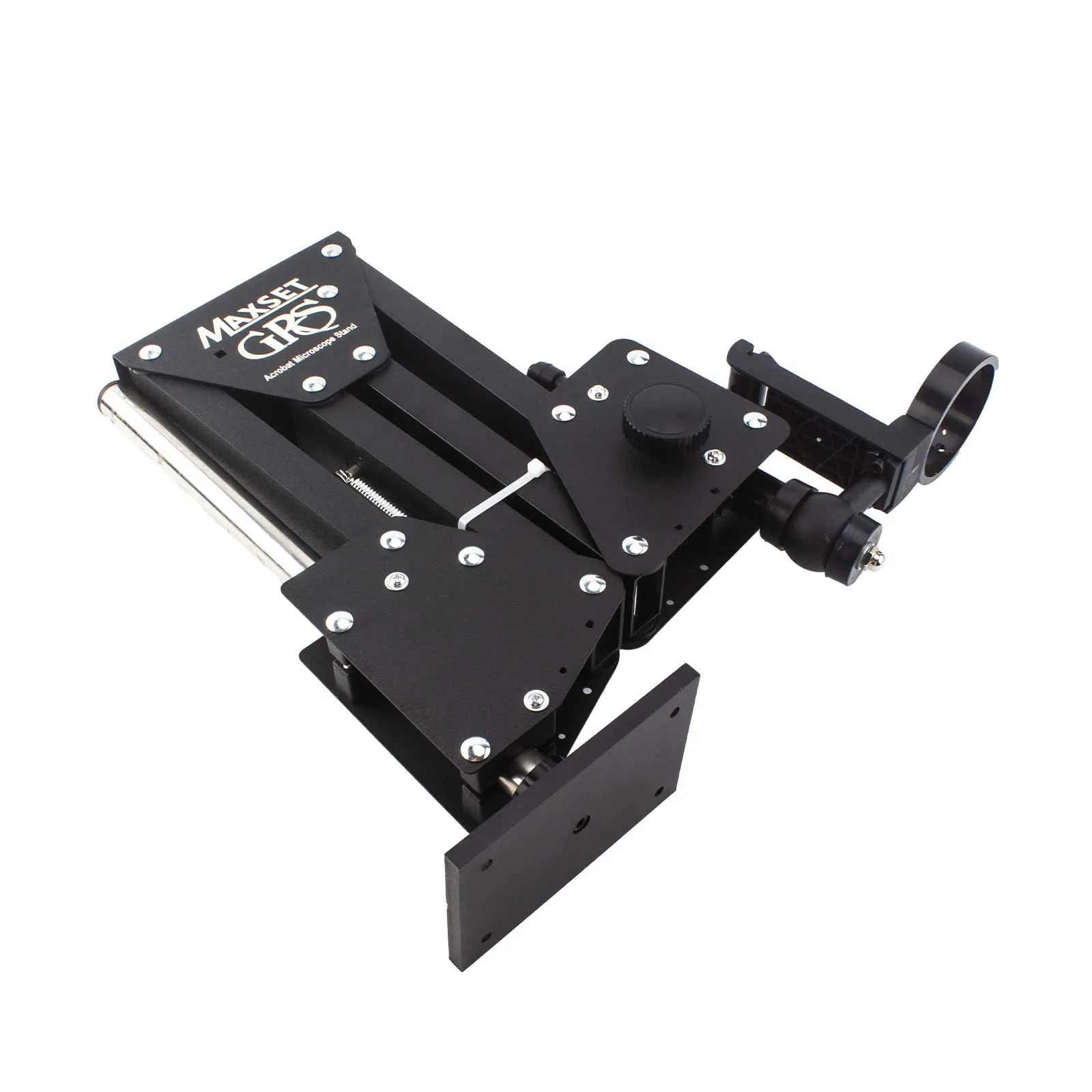 Microscope Arm Stand | Aluminum Alloy Spring Holder | No Lens Needed Tool Mount | for Engraving/Watch Repair - view 6