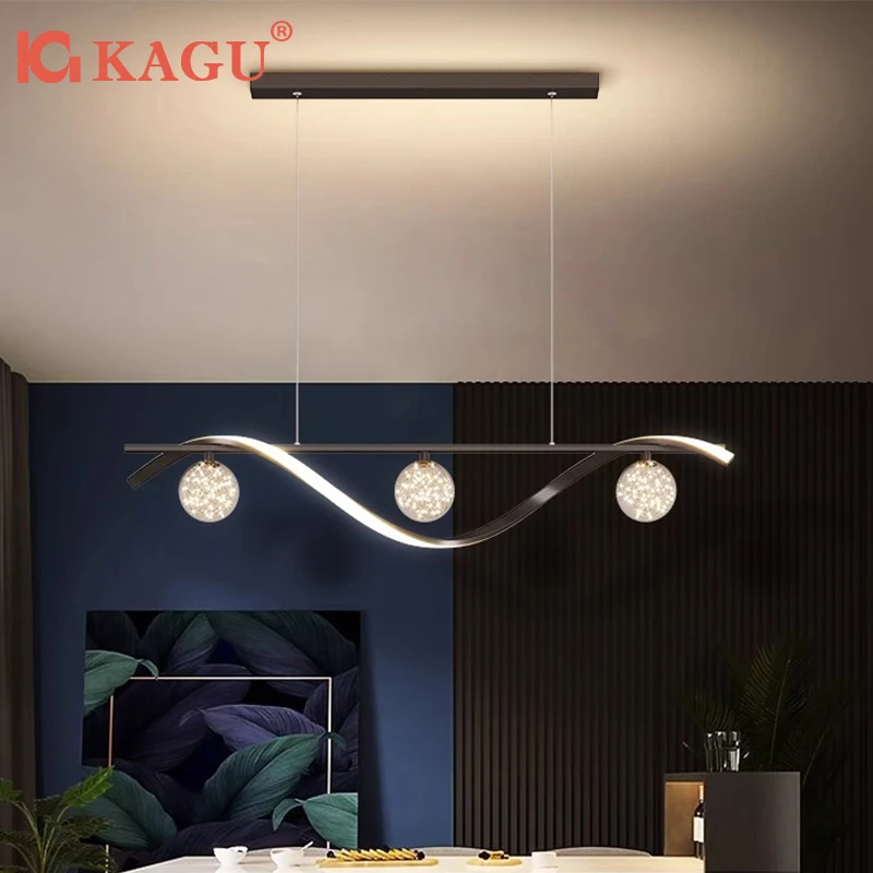 Moderno e minimalista led pingente lâmpadas escurecimento para mesa de café sala jantar cozinha ilha lustre teto casa luminária