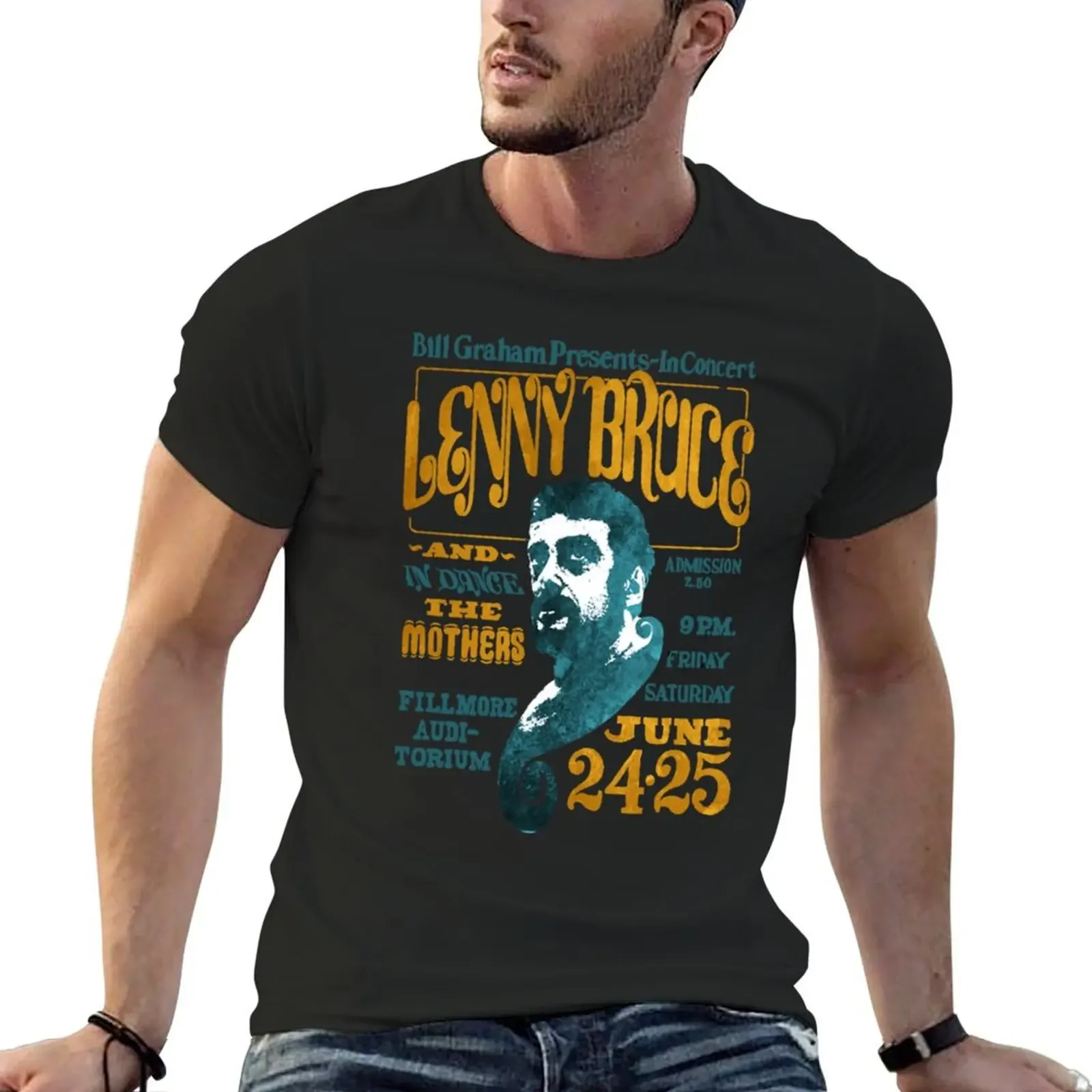 Lenny Bruce - In Concert TShirt T-Shirt sports fans graphic t shirts anime figures clothing for men