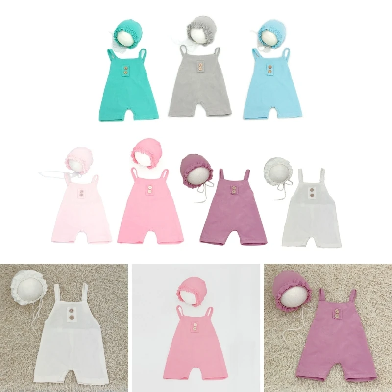 

Newborn Photography Props Set Baby Boy Picture Outfits Newborn Boy Overalls Photo Studio Clothes Boy Costume