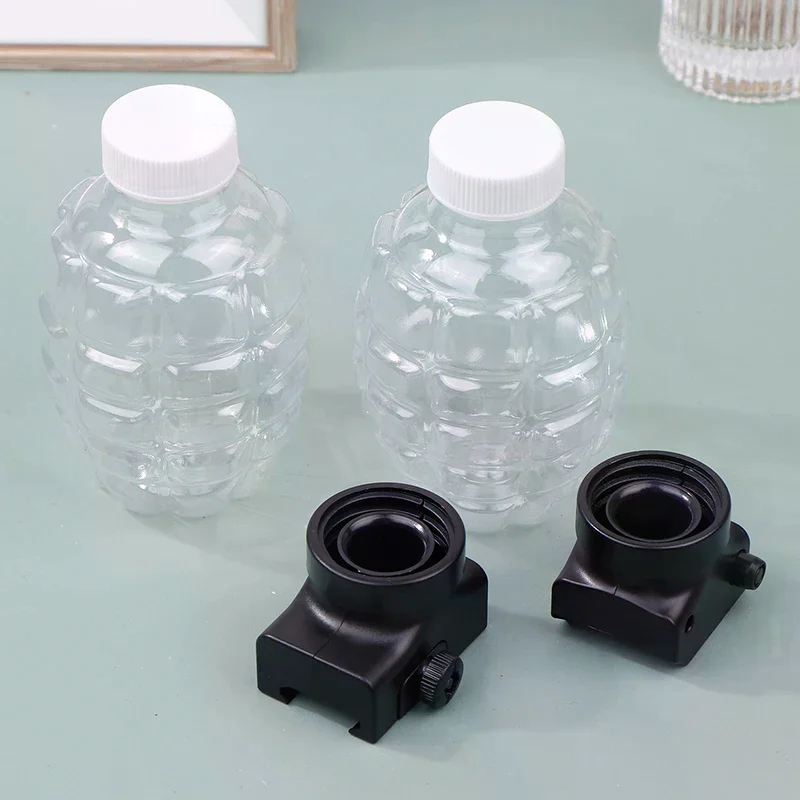 Storage Box Pineapple Bottle for Gel Balls, Water Ball Beads , Buckle Around the Waist Portable Ammo Refill Bottle for Gel Gun