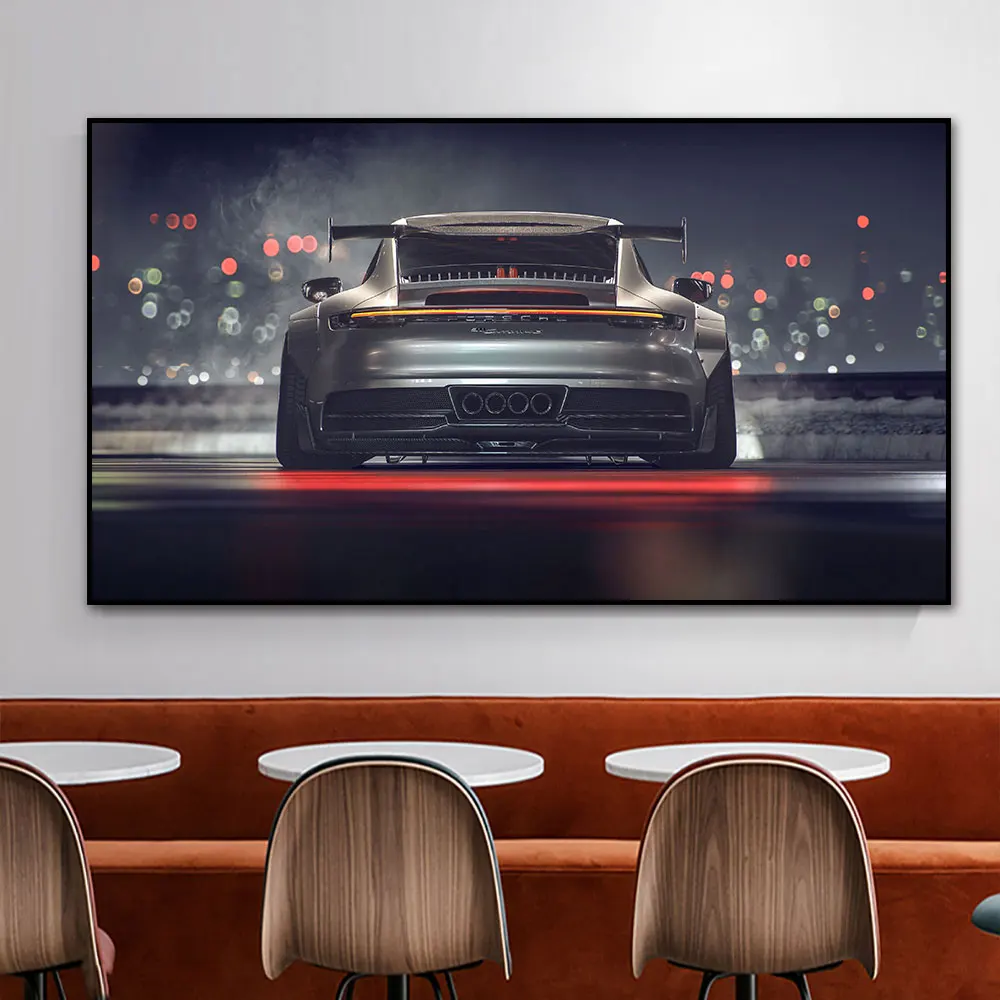 Car Poster Canvas Painting and Posters Prints Wall Art Pictures For Living Room Home Decor Frameless