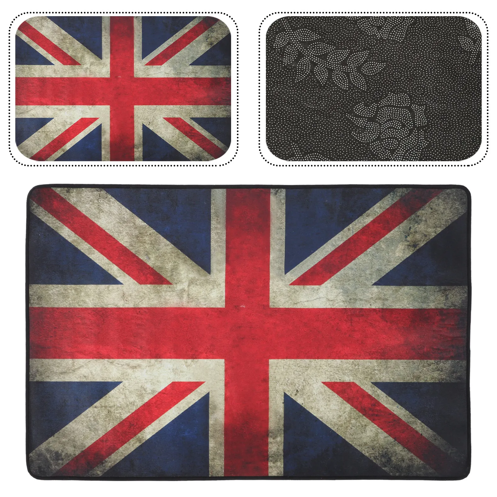 Non-Slip Soundproof Drum Mat Heavy Duty Acoustic Carpet for Drum Sets Electronic Jazz Drums Floor Protection Shock Absorption
