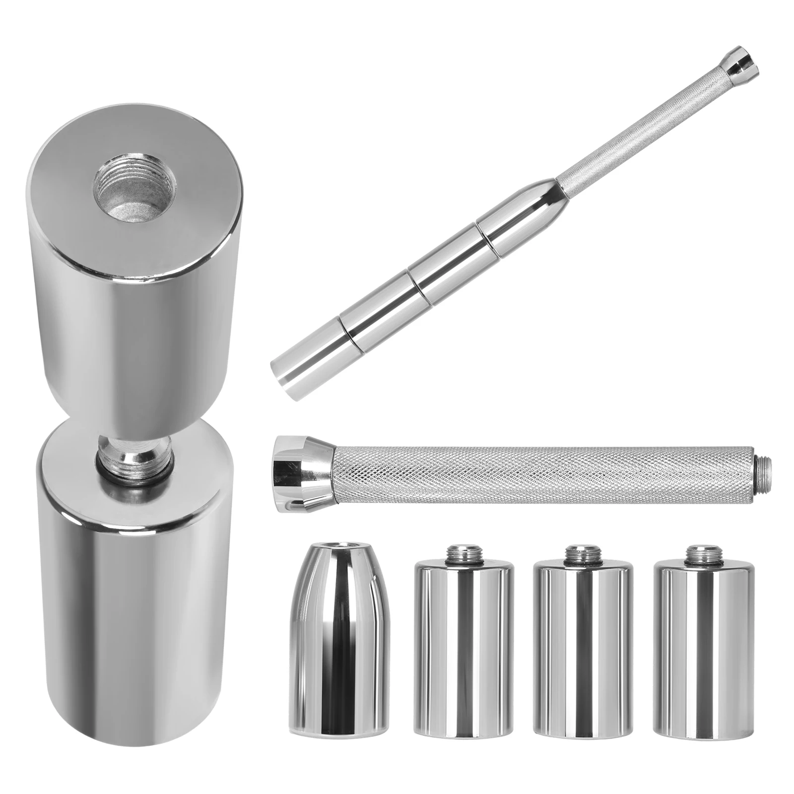 

Цельностальной гантельный шест-мачбелл с нескользящим покрытием для силовых тренировок, многофункциональный клуббелл для упражнений на хват и тренировки предплечий