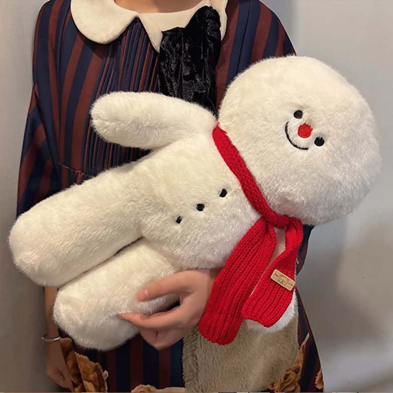 

Серия «Лед и снег», плюшевая милая подушка-снеговик, кукла, красный шарф, игрушка для носа, мягкая подушка, подарок для детей, друзей