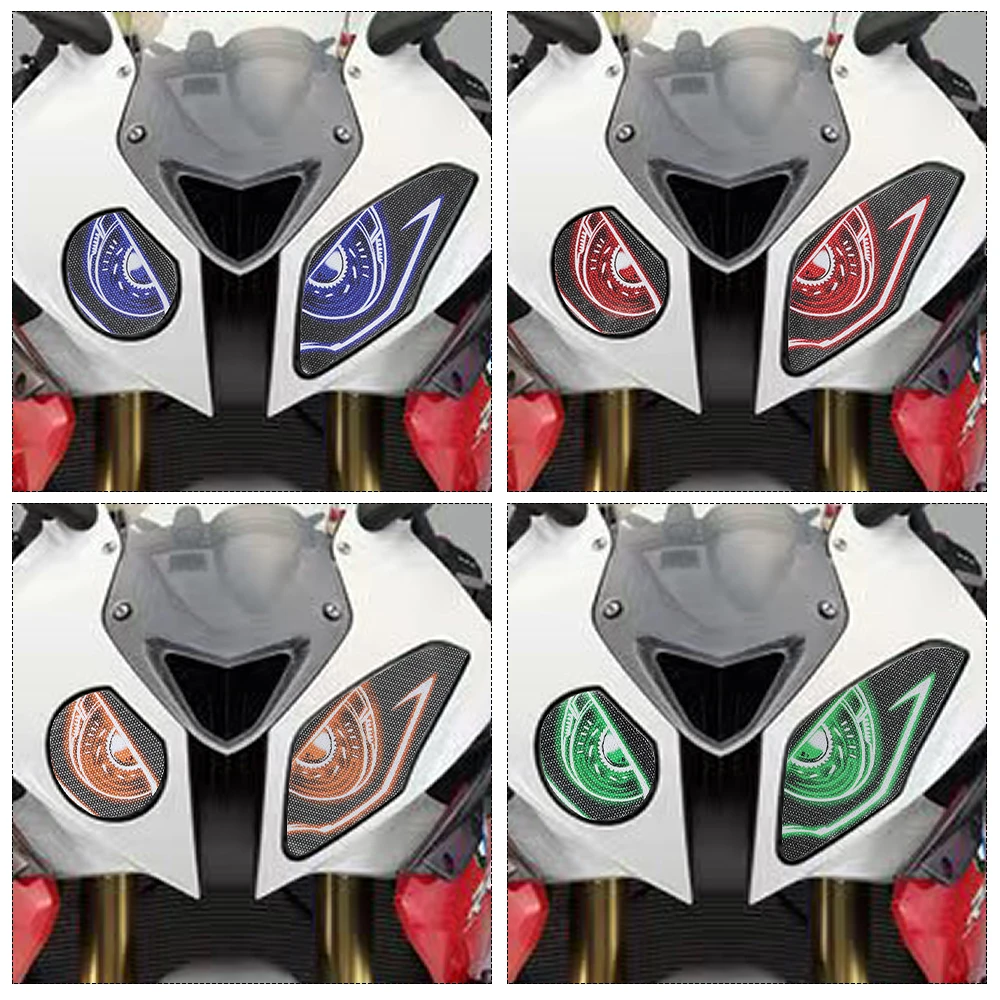 สติกเกอร์ไฟหน้ากันน้ํารถจักรยานยนต์Decalsสติกเกอร์PVCสําหรับBMW S1000RR S1000 RR S 1000 RR 2009-2014 2012 2013 อุปกรณ์เสริม