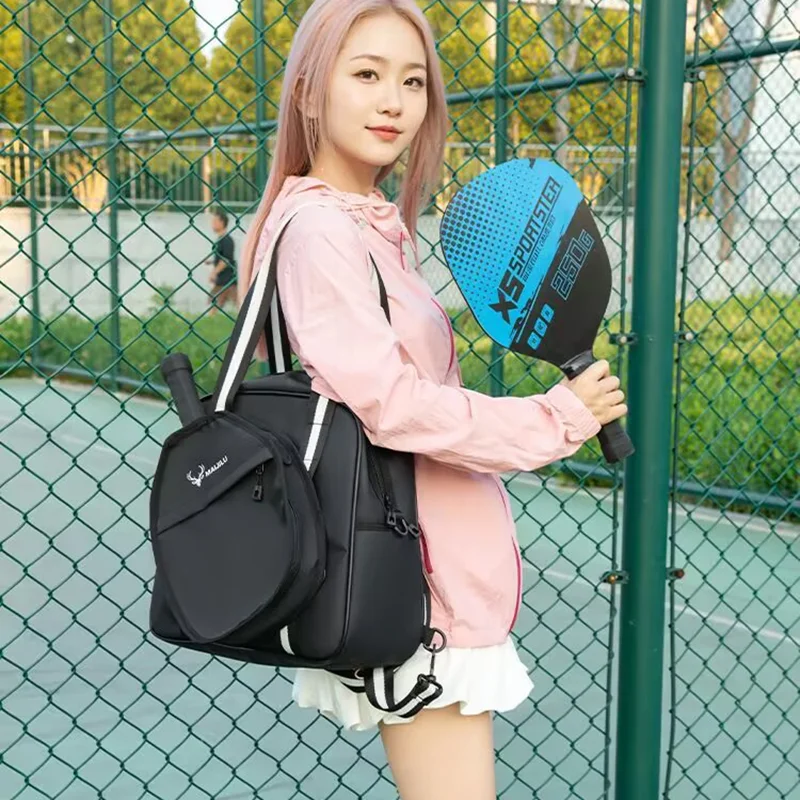 

Мужской и женский рюкзак, теннисная сумка, новинка 2023 года, теннисная сумка с 2 ракетками для бадминтона, уличная теннисная сумка для ракеток, спортивная мужская сумка